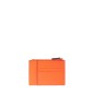 PORTE CARTES ZIPPÉ NINON ORANGE VIF LANCEL