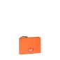 PORTE CARTES ZIPPÉ NINON ORANGE VIF LANCEL