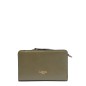 PORTEFEUILLE COMPACT ORIGAMI DE LANCEL KAKI FONCÉ