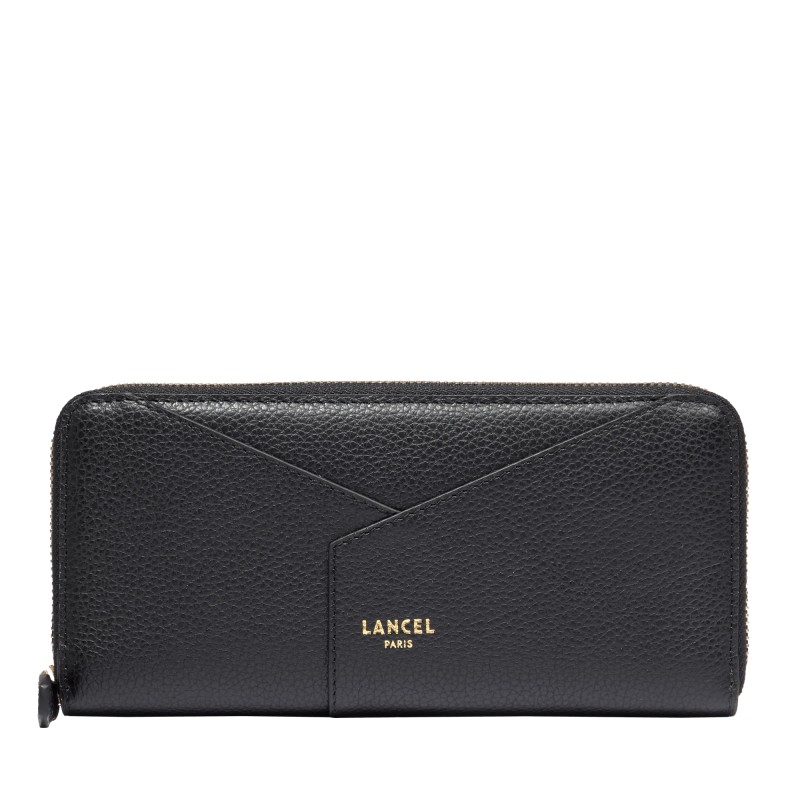 PORTEFEUILLE ZIPPÉ ENVELOPPE DE LANCEL NOIR PORTEFEUILLE ZIPPÉ ENVELOPPE DE LANCEL NOIR