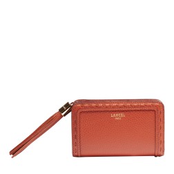 PORTEFEUILLE COMPACT PREMIER FLIRT LANCEL BRIQUE