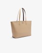 SAC CABAS ZIPPÉ ANNA VIENNOIS PUCE LACOSTE