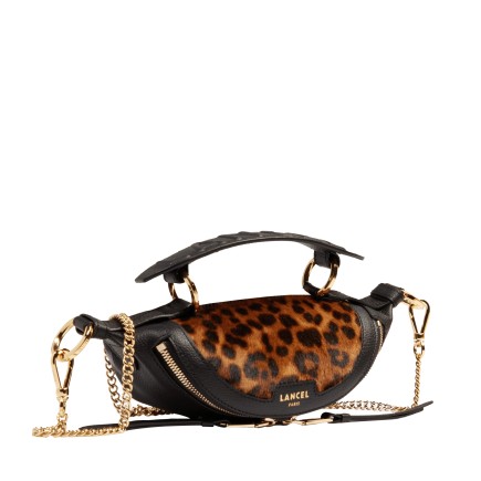 MINI SAC PORTÉ CROISÉ ORIGAMI DE LANCEL MULTICO NOIR