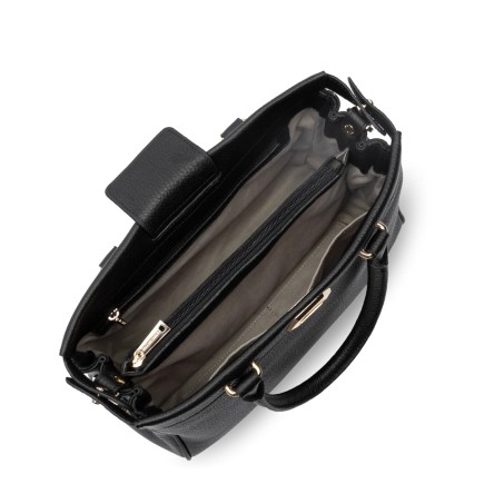 SAC CABAS MAIN MADEMOISELLE ROMY NOIR LANCASTER