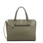 SAC À MAIN SMOOTH KAKI FUMÉ LANCASTER