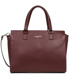 SAC À MAIN SMOOTH BORDEAUX LANCASTER