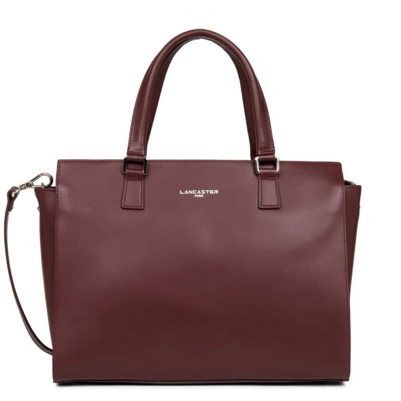 SAC À MAIN SMOOTH BORDEAUX LANCASTER
