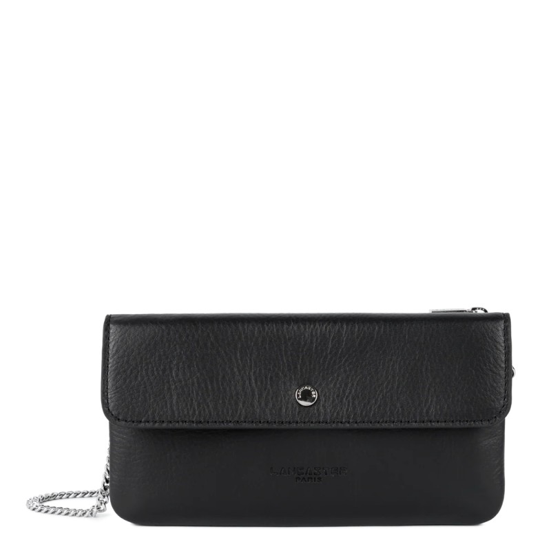 DOUBLE POCHETTE SOFT PM NOIR LANCASTER DOUBLE POCHETTE SOFT PM NOIR LANCASTER