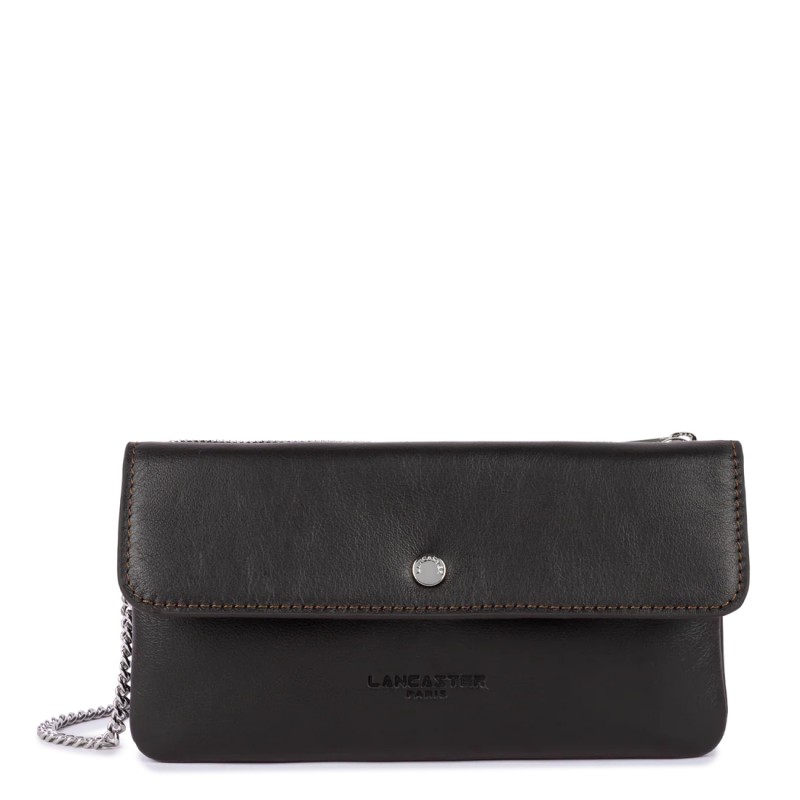 DOUBLE POCHETTE SOFT PM MARRON LANCASTER DOUBLE POCHETTE SOFT PM MARRON LANCASTER