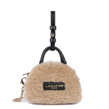 NANO SAC À MAIN  MOUMOUTE BEIGE NOIR LANCASTER