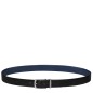 LONGCHAMP DELTA BOX CEINTURE HOMME NOIR/MARINE