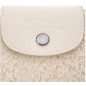 LONGCHAMP LE PLIAGE SHEARLING POCHETTE XS ÉCRU
