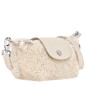LONGCHAMP LE PLIAGE SHEARLING POCHETTE XS ÉCRU