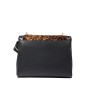 SAC À RABAT M NINON DE LANCEL LÉOPARD MANIA  MULTICO NOIR SAC À RABAT M NINON DE LANCEL LÉOPARD MANIA  MULTICO NOIR