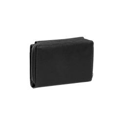 PORTEFEUILLE EN CUIR NOIR ASCOT THE CHESTERFIELD BRAND