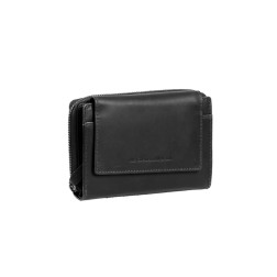 PORTEFEUILLE EN CUIR NOIR ASCOT THE CHESTERFIELD BRAND