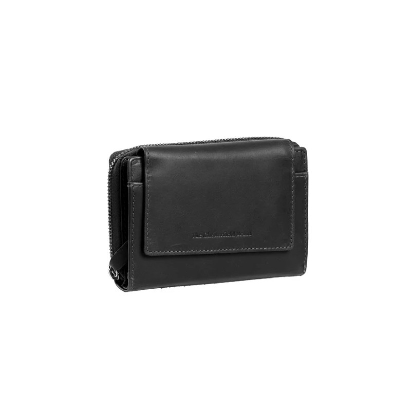 PORTEFEUILLE EN CUIR NOIR ASCOT THE CHESTERFIELD BRAND