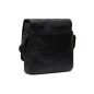 SAC BANDOULIÈRE EN CUIR NOIR RAPHAEL THE CHESTERFIELD BRAND