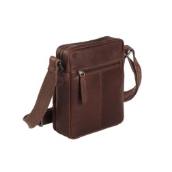 SAC BANDOULIÈRE EN CUIR MARRON BIRMINGHAM THE CHESTERFIELD BRAND