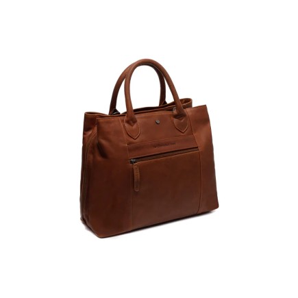 SAC BANDOULIÈRE EN CUIR COGNAC PASSAU THE CHESTERFIELD BRAND