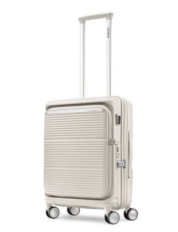 VALISE 4 ROUES CABINE EXTENSIBLE 55CM PARALUX STONE GREY SAMSONITE
