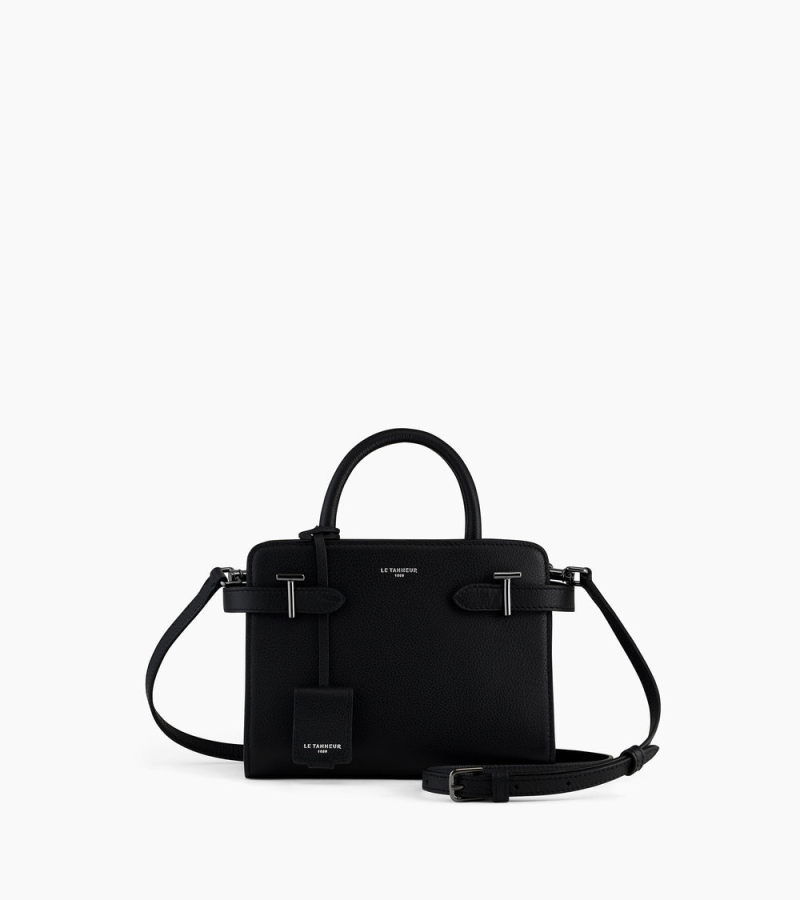 PETIT SAC À MAIN ÉMILIE NOIR LE TANNEUR PETIT SAC À MAIN ÉMILIE NOIR LE TANNEUR