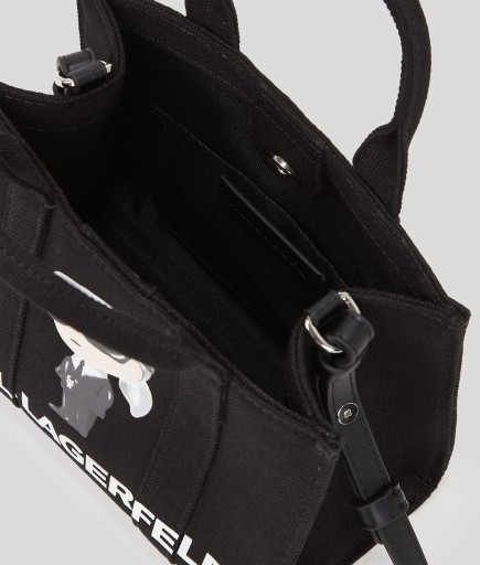 MINI CABAS CARRÉ RUE SAINT GUILLAUME NOIR KL