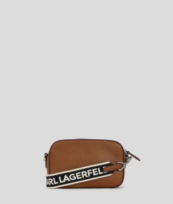 SAC PORTÉ TRAVERS RUE SAINT GUILLAUME MÉTAL TAN FONCÉ KL