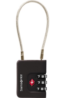 CADENAS À CABLE TA RÉVOLUTION NOIR SAMSONITE