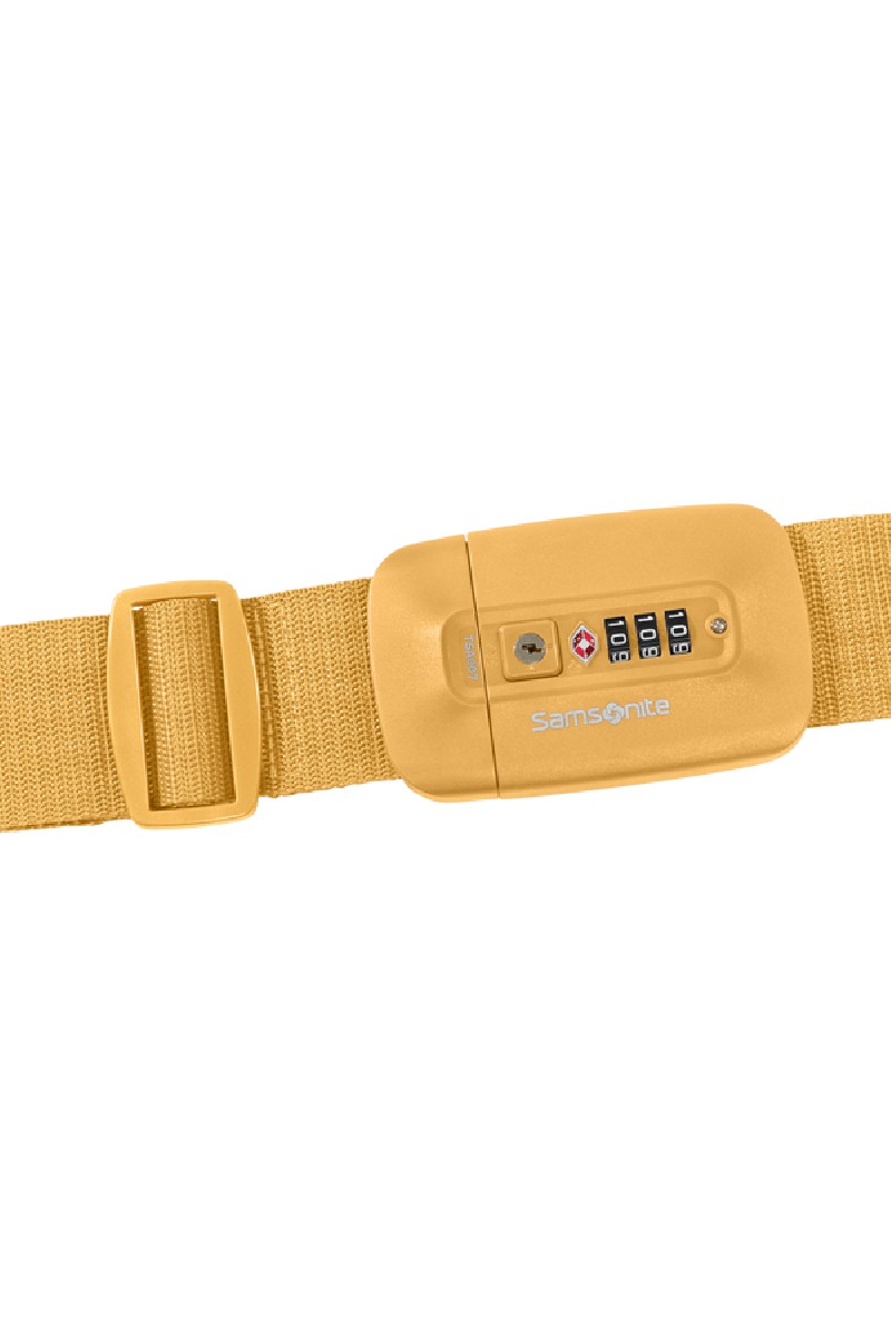 SANGLE À BAGAGES TA RÉVOLUTION JAUNE SAMSONITE SANGLE À BAGAGES TA RÉVOLUTION JAUNE SAMSONITE