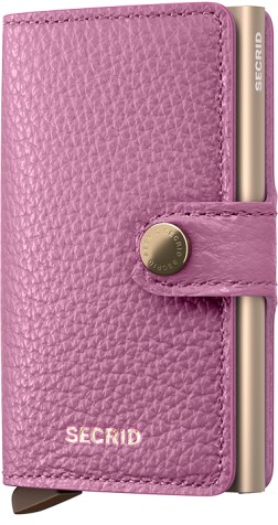 PORTE CARTES MINIWALLET SECRID ORCHID PEBBLE