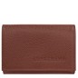 LONGCHAMP LE FOULONNÉ PORTEFEUILLE COMPACT CAFÉ LONGCHAMP LE FOULONNÉ PORTEFEUILLE COMPACT CAFÉ