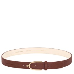 LONGCHAMP LE FOULONNÉ CEINTURE FEMME CAFÉ