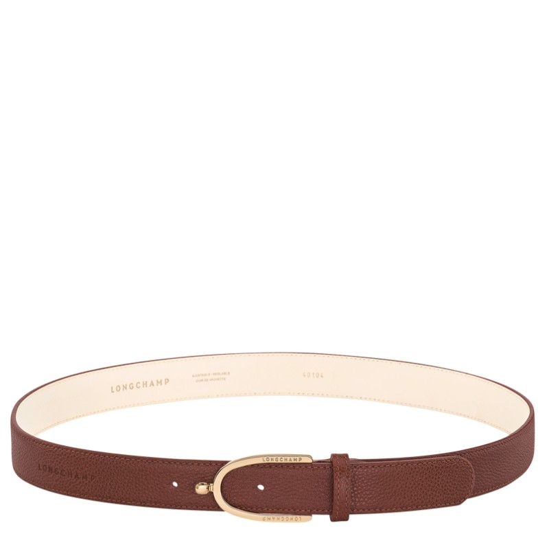 LONGCHAMP LE FOULONNÉ CEINTURE FEMME CAFÉ