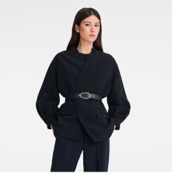 LONGCHAMP LE FOULONNÉ CEINTURE FEMME NOIR