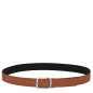 LONGCHAMP LE FOULONNÉ CEINTURE HOMME CARAMEL/NOIR