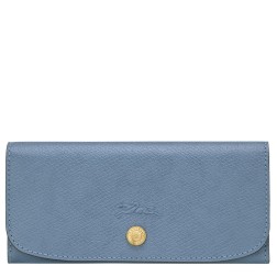 LONGCHAMP ÉPURE PORTEFEUILLE LONG À RABAT ARDOISE